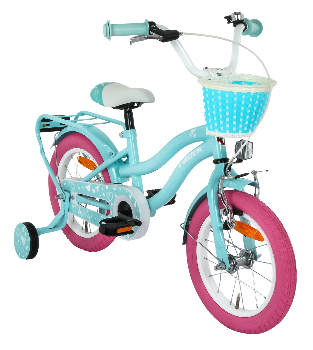 Lovely 14T Blue Kids Bike, Steel Frame, Coaster Hub