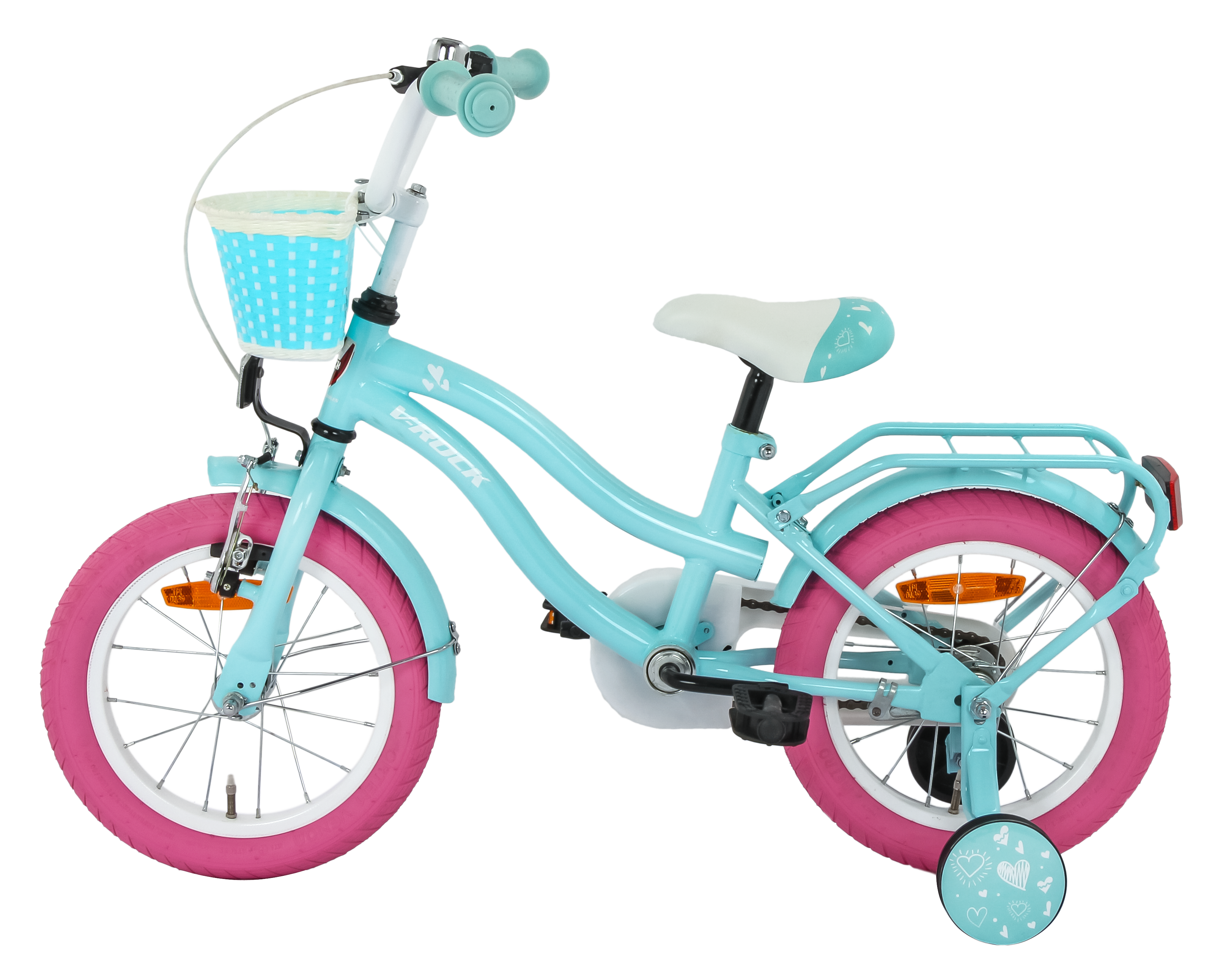 Lovely 14T Blue Kids Bike, Steel Frame, Coaster Hub