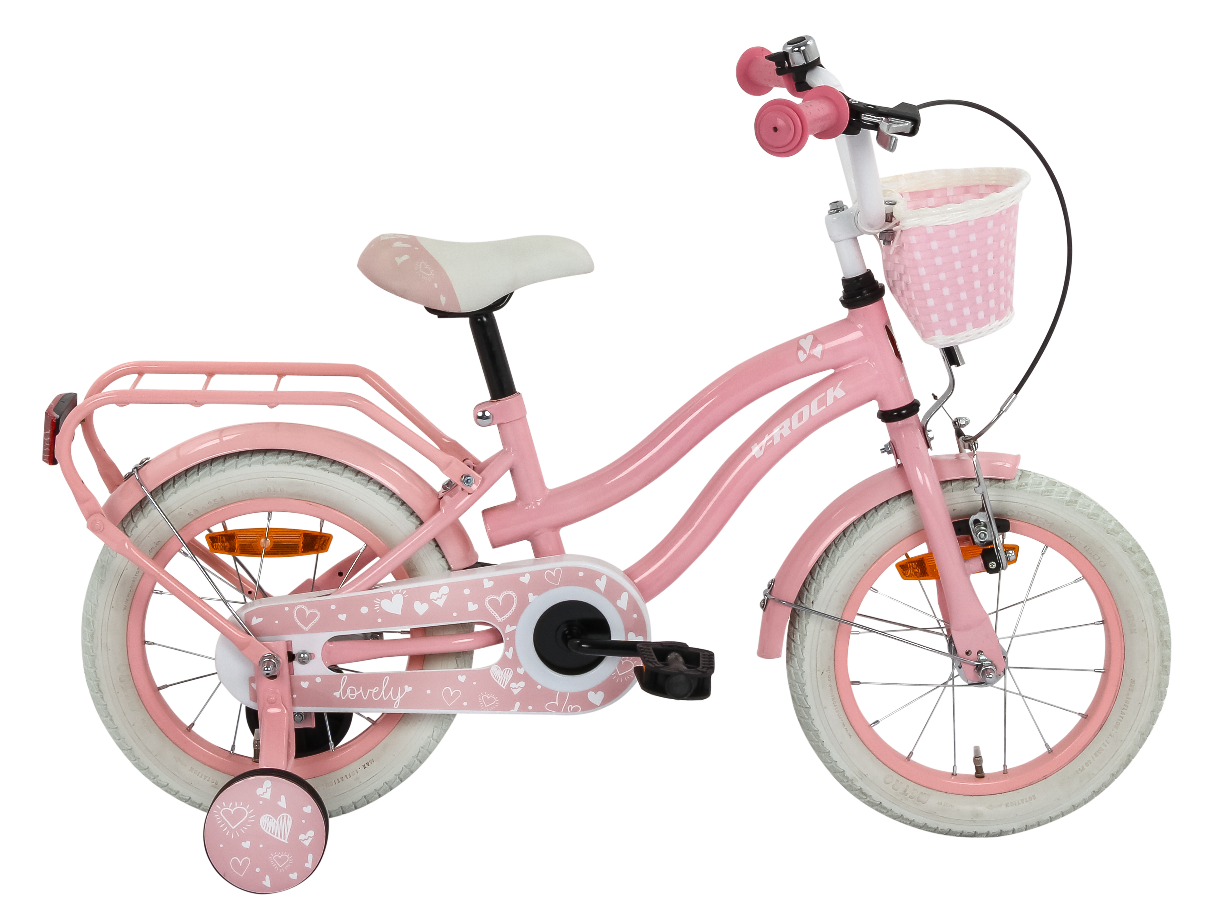 Lovely 14T Pink Kids Bike, Steel Frame, Coaster Hub