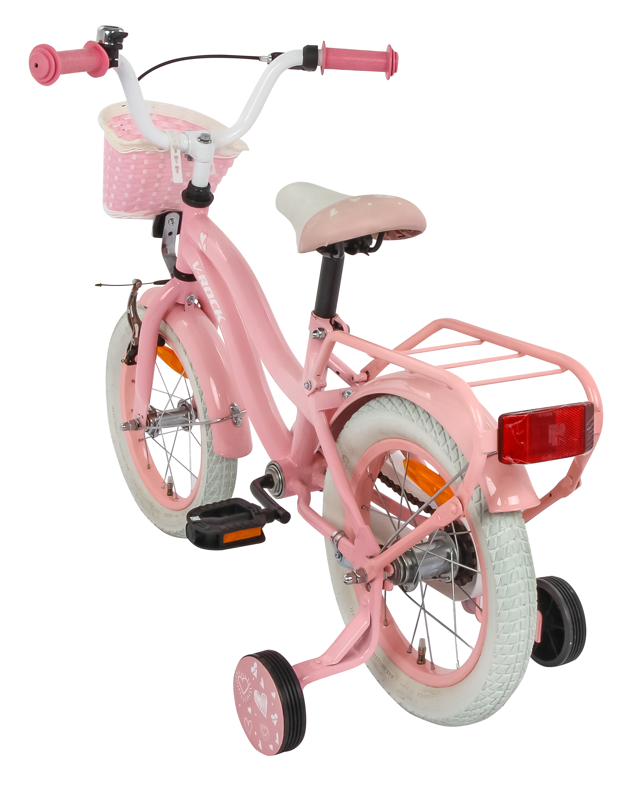 Lovely 14T Pink Kids Bike, Steel Frame, Coaster Hub