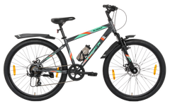 V Rock Slugger 7 speed unisex Mountain Bike, Steel Frame