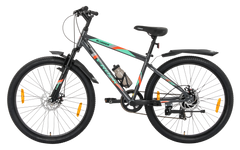 V Rock Slugger 7 speed unisex Mountain Bike, Steel Frame