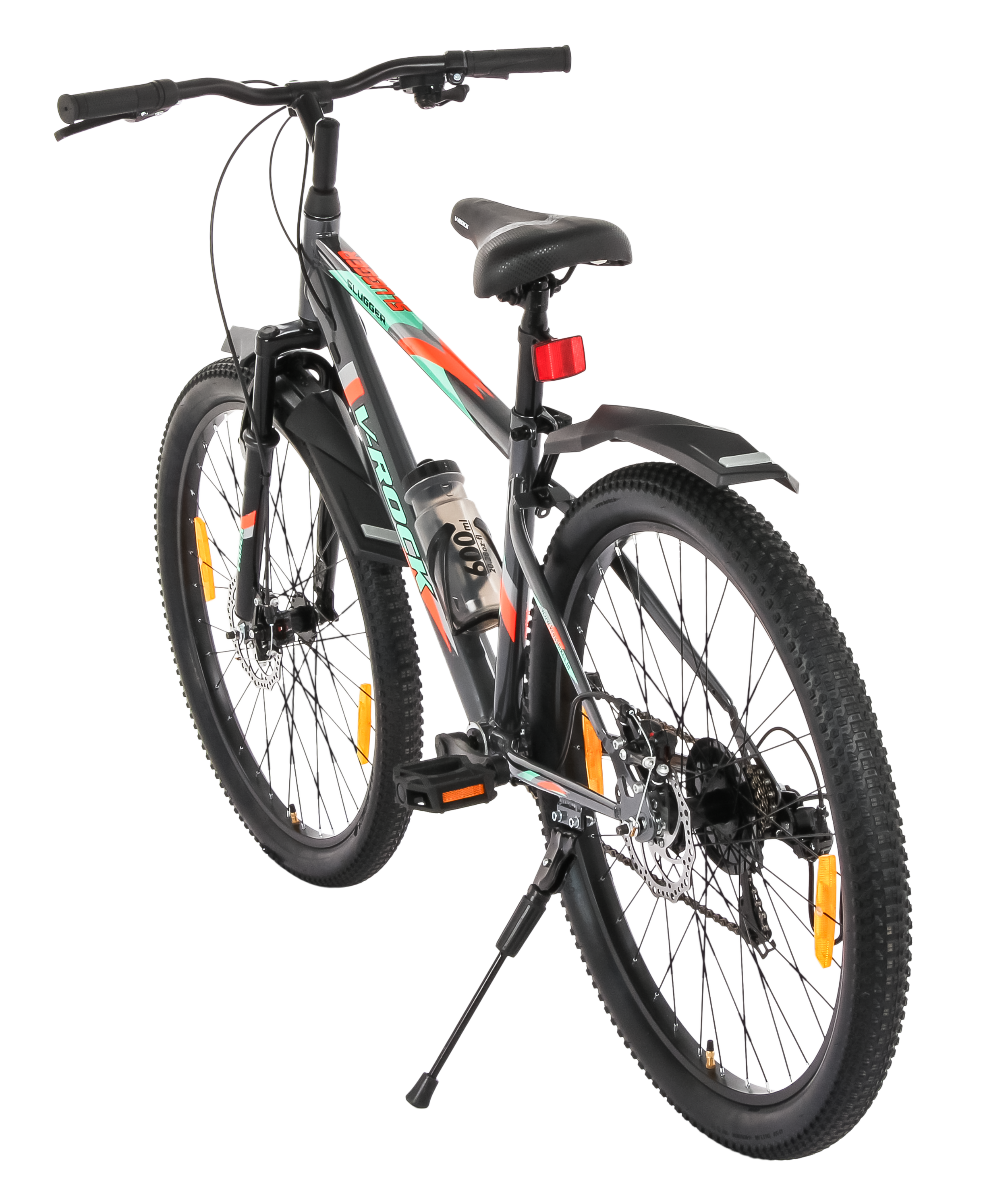 V Rock Slugger 7 speed unisex Mountain Bike, Steel Frame