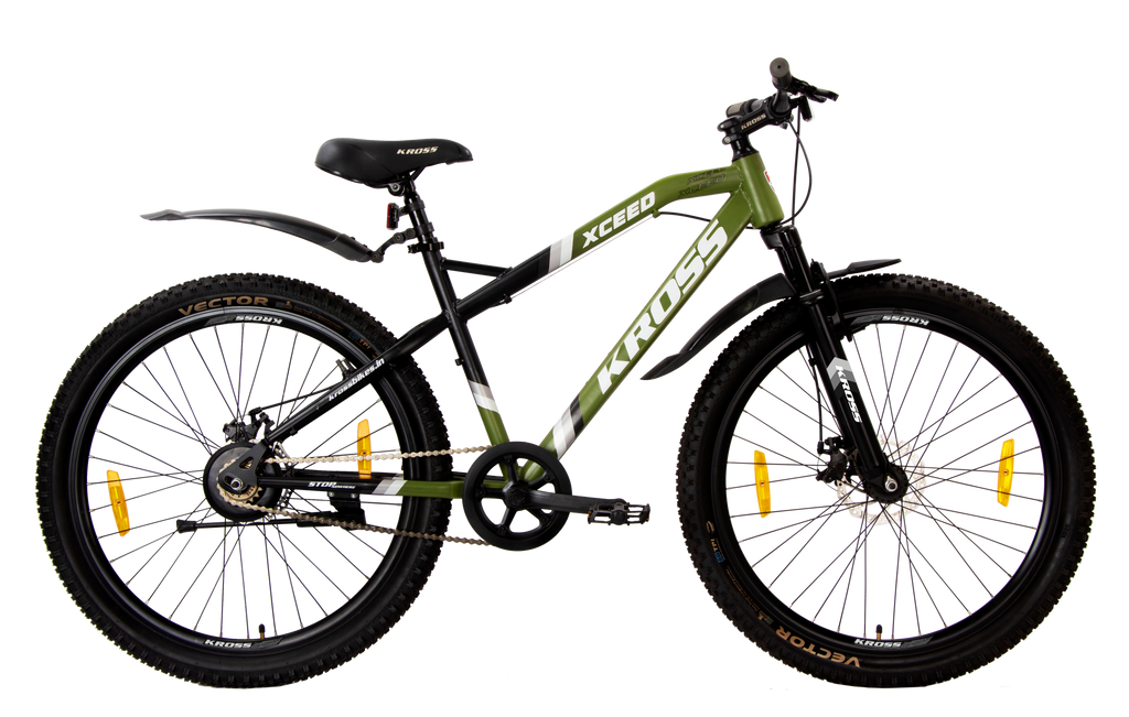 XCEED KROSS 26T SS M-GRN-BK DD AL/RIM WD – Kross Bikes