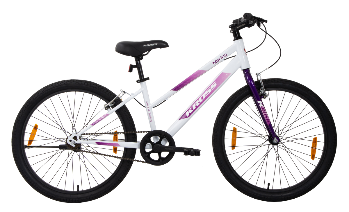 MARINA KROSS 24T WH/PU SS V-BRK SW AL/RM