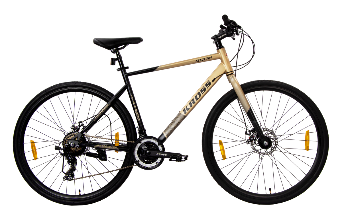 ROAM KROSS 700C BK/GOLD 21S DD DW AL/RIM