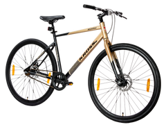 ROAM 700C SS DD Hybrid Bicycle – Single Speed, 19.5" Steel Frame, Mechanical Disc Brakes & Alloy Double Wall Rims
