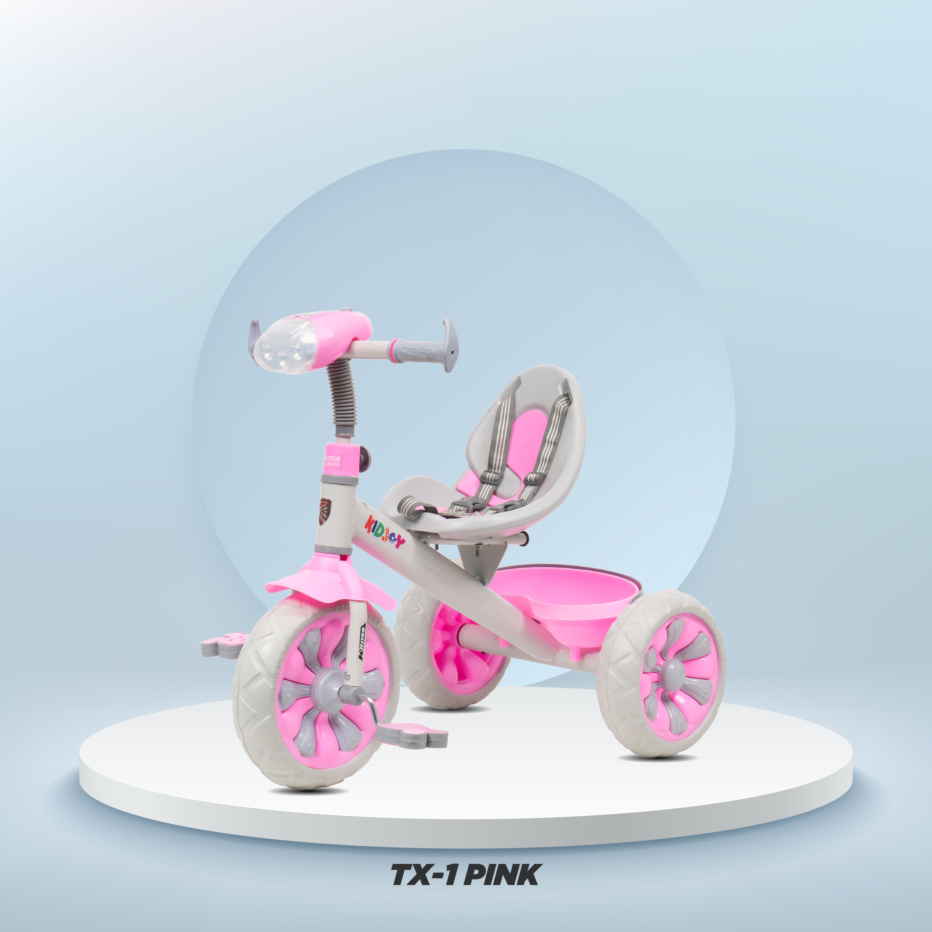 KidJoy 3-in-1 Tricycle with Music & Basket