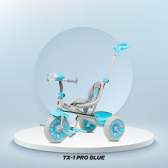 KidJoy 3-in-1 Tricycle with Music, Basket & Parental Handle