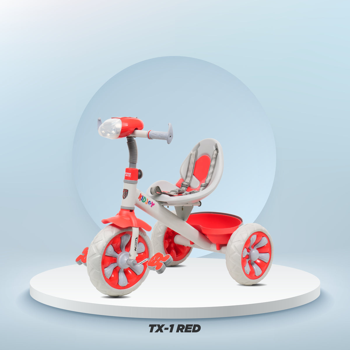 KidJoy 3-in-1 Tricycle with Music & Basket