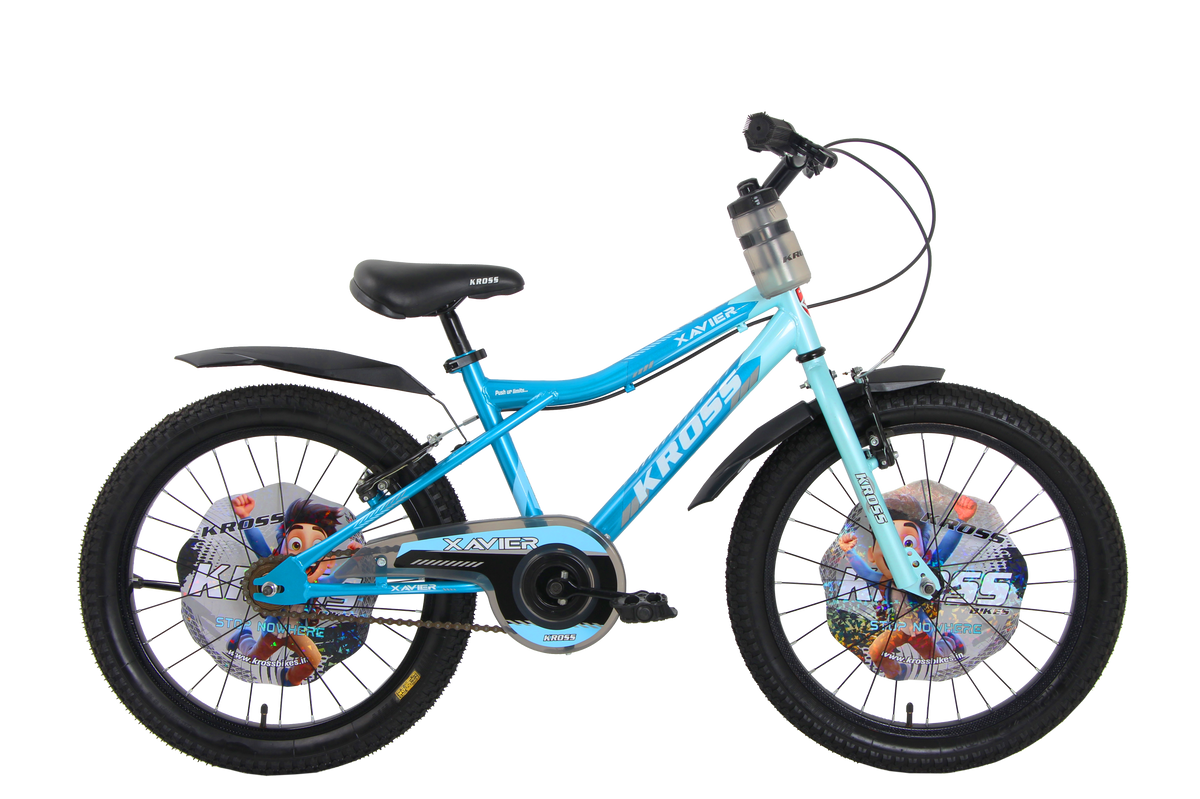 Kross Xavier 20T Kids Bicycle | Dual V-Brake | Steel Frame | 5–8 Years | Blue