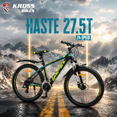 Kross Haste 29T 24-Speed Alloy MTB with Shimano Altus Gears, Suntour Suspension & Dual Disc Brakes